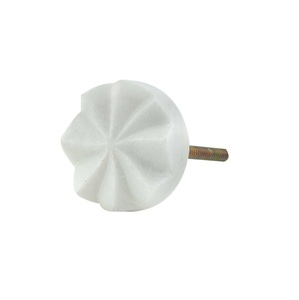 Marble With Brass Cabinets Wardrobe <b>Door</b> Drawers <b>Knob</b> Customized Size Good Quality Handmade Handcrafted Marble <b>Knob</b> - Product Image 4