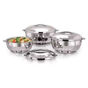 Stainless Steel Cooking Pot with Lid Double Handle Casserole Saucepan Soup Pot Kitchen <b>Cookware</b> Home Restaurant Use - Product Image 6