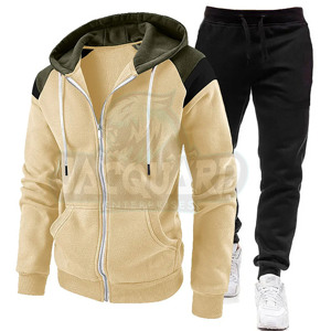 Conjunto de chándal con logotipo personalizado diseñado para rendimiento y estilo, perfecto para el gimnasio y estilos de vida activos. - Product Image 1