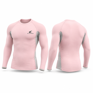 Chemise de compression à manches longues pour homme, vert, séchage rapide, spandex, polyester, impression du logo sur le devant - Product Image 4