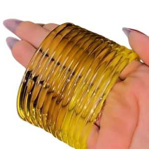 Professional Manufactures Custom Design Stainless Steel High-quality Gelly <b>Bangles</b> <b>Set</b> Services Wedding Churiya For Sale - Product Image 2