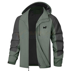 Veste de pluie en nylon et polyester avec logo personnalisé, meilleur prix, prix de gros, veste de pluie de qualité supérieure - Product Image 3