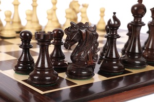 ILAHI's Eco-Friendly Rustic Polished Rectangle <b>Chess</b> <b>Board</b> Game 100% Handmade Pure Wood Animal/Love Style Customized Size <b>Chess</b> - Product Image 5