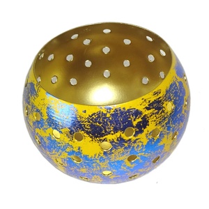 Metal Tea Light Holder Home Decor Item Christmas Lighting Wedding <b>Tealight</b> Customized Luxury Gold Metal Candle Holder Decorative - Product Image 1