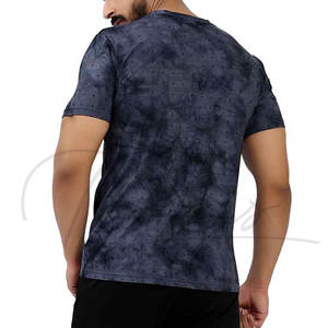 T-shirts pour hommes de haute qualité, vêtements décontractés, légers, respirants, séchage rapide, couleur personnalisée, impression numérique, polyester/coton - Product Image 2