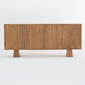 Buffet en bois à 4 portes Vandana Falcon Optima avec un rangement élégant et spacieux pour les intérieurs modernes - Product Image 1