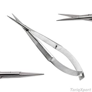 Tijeras de Manicura Profesionales de Alta Calidad con Logotipo Personalizado, Tijeras Curvas de Acero Inoxidable Extra Afiladas con Mecanismo de Resorte - Product Image 3