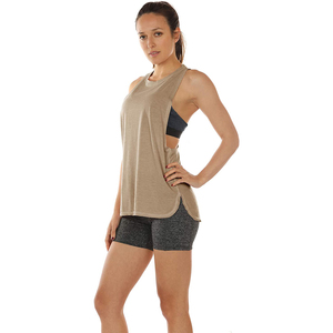 Vêtements de sport pour femmes, haut de sport 100% coton, débardeur de yoga pour femmes, débardeur court, débardeur de course à séchage rapide - Product Image 5