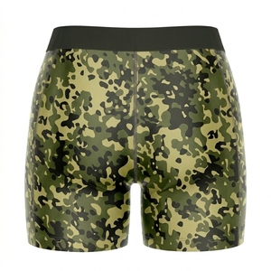 <b>Men's</b> Camouflage <b>Compression</b> <b>Shorts</b> Mid Waist Elastic Breathable Spandex Polyester <b>Short</b> <b>Shorts</b> Casual Style - Product Image 2