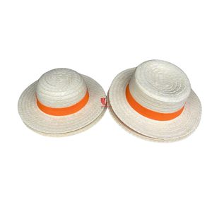 Palm Leaf/Straw Boater <b>Hat</b> With Orange Ribbon <b>Band</b> For Men Beach Wear Adult, Summer Beach <b>Hat</b> Viettimecraft - Product Image 4