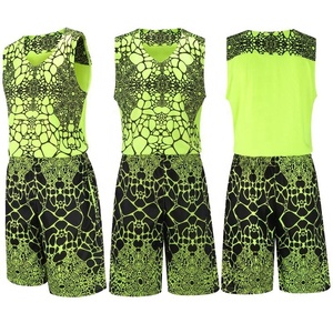 Conjunto de Uniforme de Baloncesto Unisex con Camisetas sin Mangas y Pantalones Cortos, Nombre del Equipo Personalizado, Secado Rápido y Transpirable - Product Image 1