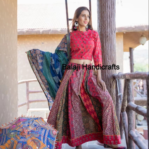 Women's Formal Cotton Maxi Lace Tassel <b>Skirt</b> with Natural Waistline Breathable Fabric Wrap Design-Handmade - Product Image 3