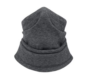 Cache-cou court uni pour homme, écharpe d'hiver chaude, 100 % polyester, style uni teint - Product Image 1