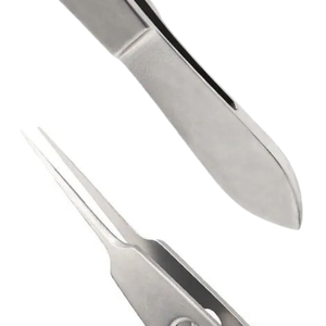 แพลตฟอร์มผูกไมโครไอริสฟอร์สเปสแบบมีฟัน 1x2 ฟัน 0.40 มม. 10.5 ซม. สำหรับศัลยกรรมจุลศัลยกรรมตา ทำจากสแตนเลสสตีล ใช้งานด้วยมือ นำกลับมาใช้ใหม่ได้ - Product Image 6