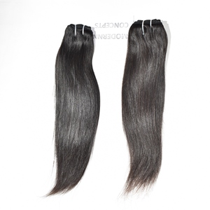 Cheveux Indiens Remy Bouclés 100% Naturels, Cheveux Indiens Bruts de Haute Qualité, Non Traités, Cuticules Alignées, Mèches Droites, Cheveux Humains - Product Image 2