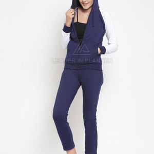 ชุดวอร์มผู้หญิงดีไซน์เฉพาะตัว ผ้าฝ้าย 100% รับสกรีนโลโก้ ระบายอากาศได้ดี เป็นมิตรต่อสิ่งแวดล้อม ขายส่ง - Product Image 5