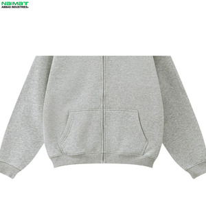 เสื้อฮู้ดซิปเต็มตัวทรงเข้ารูปสำหรับผู้ชาย ยืดหยุ่นได้ เหมาะสำหรับออกกำลังกาย เพาะกาย เสริมสร้างกล้ามเนื้อ และเป็นเสื้อคลุมสำหรับเล่นกีฬา - Product Image 6