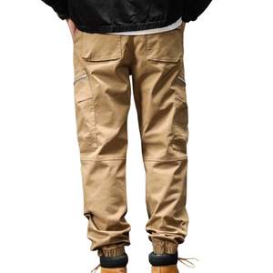 Pantalones Cargo Beige para Hombre, Pantalones de Senderismo para Exteriores, Pantalones Tácticos Ripstop, Pantalones de Trabajo Multibolsillos - Product Image 2