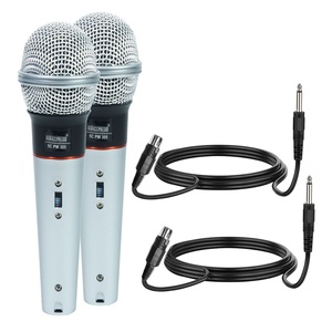 Micrófono XLR de 5 Núcleos, 2 Piezas, Micrófono Dinámico para Karaoke, Micrófonos de Estudio para Cantar, Micrófono de Mano - Product Image 1
