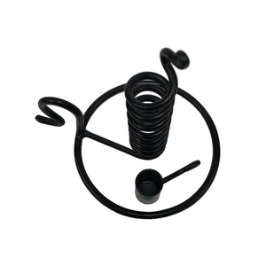 Chandelier en fer forgé fait main, décoratif de Noël, pour la maison, avec taille et logo personnalisables - Product Image 1