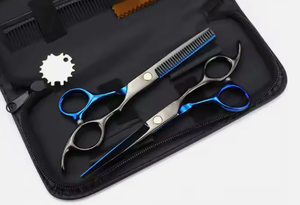 Ciseaux de coiffeur professionnels en acier inoxydable, 6,0 pouces, outils de coiffure, ensemble de ciseaux de qualité supérieure - Product Image 5