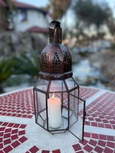 Moroccan Customised Decorative <b>Outdoor</b> Indoor Metal <b>Candle</b> <b>Lanterns</b> Farmhouse Floor & Hanging Moroccan <b>Candle</b> <b>Lanterns</b> - Product Image 3