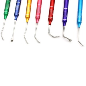Kit de 7 instruments d'élévation de sinus pour implants dentaires, en acier inoxydable, à double extrémité - Product Image 1