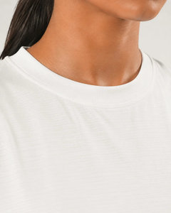 Camiseta Básica para Mujer, Lisa, Informal, de Algodón, Manga Corta, Prenda Básica al por Mayor, Marca Privada OEM - Product Image 4