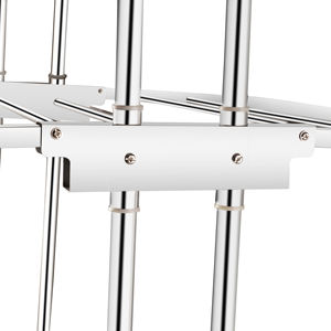 Séchoir à linge pliable en acier inoxydable avec ailes réglables pour usage intérieur et extérieur, maison et appartement - Product Image 3