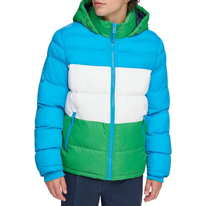 Chaqueta de Invierno Acolchada para Hombre, con Cierre Frontal de Lana y Nailon, con Capucha, Técnica Lavada, Servicio OEM - Product Image 5