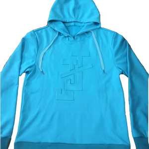 Sweat à capuche JJ Peplum gaufré pour homme – Mélange de coton premium, doux, confortable, élégant, streetwear décontracté – Bleu - Product Image 1