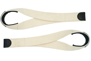 สายรัดยกน้ำหนักแบบหนาพิเศษ สายรัดข้อมือผ้าฝ้ายสำหรับเดดลิฟท์ เพาเวอร์ลิฟท์ ฟิตเนส เพาะกาย ช่วยพยุงมือในการฝึกซ้อม - Product Image 6