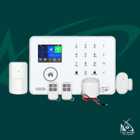 Système d'alarme de sécurité domestique intelligent GSM ABS Sudex BL-6600 433 MHz avec écran couleur TFT de 2,4 pouces, contrôle par application et jusqu'à 99 capteurs