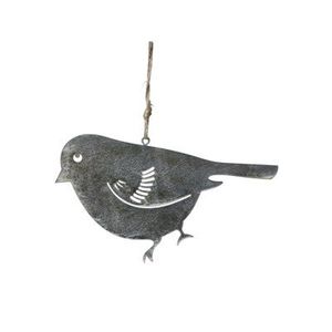 Santa Metal House Shape <b>Christmas</b> Ornaments Vintage Style Hanging Decorative Craft Items - Product Image 2