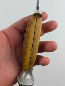 Couteau utilitaire à lame droite, lame en acier au carbone, manche en bois, non réglable, qualité DIY, 6,7 pouces - Product Image 2