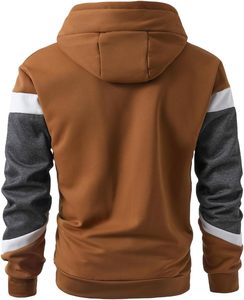 Sweat à capuche pour homme, coupe classique, hiver, lourd, sans doublure, streetwear, haute qualité pour broderie, 100% coton - Product Image 2