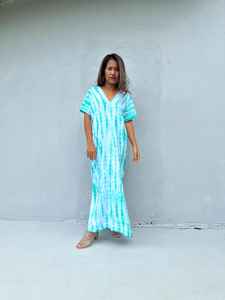 Vestido Kaftan para Mujer Callie, Talla Pequeña, Vestido Largo para Vacaciones de Verano - Product Image 3
