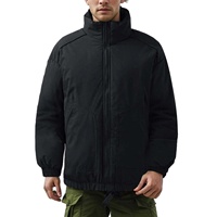 Parka d'hiver pour homme, personnalisée, nouvelle, épaisse, en laine, à capuche, avec fermeture éclair, style business décontracté, couleur unie