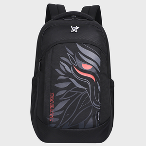 Sac à dos pour ordinateur portable Arctic Fox Gawk pour le travail, l'université et les voyages - Oxford noir et nylon - Product Image 1