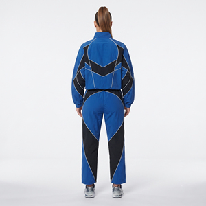 Ensemble de survêtement pour femme, coupe-vent, deux pièces, 100 % nylon, léger, séchage rapide, vêtements de sport, jogging, tenue de rue - Product Image 2