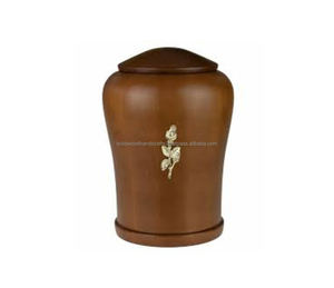 โกศไม้ที่ทําด้วยมือขายส่งอุปกรณ์งานศพ โกศไม้สําหรับเผาผลาญของมนุษย์ โกศสําหรับเผาผลาญของผู้ใหญ่ขายส่ง - Product Image 3