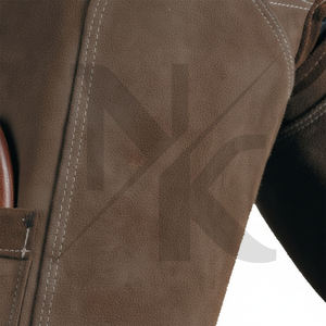 Delantal de Herrador de Lujo Moderno y Duradero para Hombre y Mujer, de Cuero Genuino con Hebilla Ajustable, en Combinación de Colores Marrón/Negro - Product Image 3