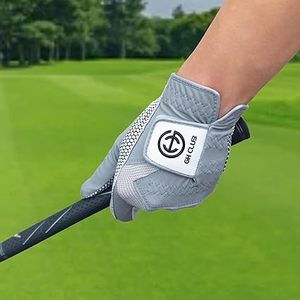 Gants de golf imperméables en cuir Cabretta de qualité supérieure pour la main gauche, antidérapants, respirants, avec broderie de logo personnalisée - Product Image 3