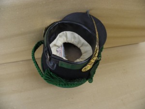 Casque shako en tissu, laiton et plastique, style médiéval, antique, pour festival, exposition, cérémonie, chaîne de mailles, viking, soofoo mini - Product Image 4