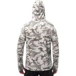 Custom Logo <b>Fish</b> Mouth Hoodie Quick Dry Upf 50 Long Sleeve <b>Shirt</b> With Hood Protection Breathable Printed Fishing Clothes - Product Image 5