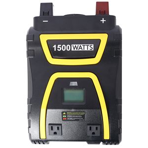 อินเวอร์เตอร์กำลังไฟ 1500 วัตต์ พร้อมหน้าจอ LED แสดงผล คลื่นไซน์ปรับแต่งได้ สำหรับรถยนต์ รถบรรทุก เรือ สถานที่ทำงาน ใช้เป็นแหล่งจ่ายไฟ AC แบบพกพาสำหรับกรณีฉุกเฉิน และใช้กับระบบไฟฟ้าสาธารณะ - Product Image 6
