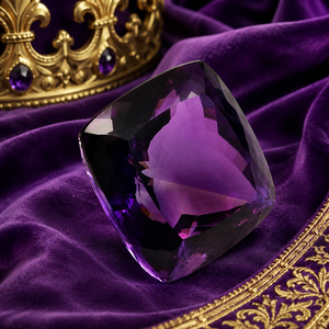 Wholesale Customized Quality Natural Amethyst Cushion Cut Gemstone Color Play Purple Faceted Loose <b>Stone</b> for Jewelry Making - Product Image 3