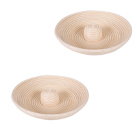 Panier de levage pour pain en rotin naturel blanchi, avec doublure, pour boulangeries professionnelles et domestiques, en provenance du Vietnam
