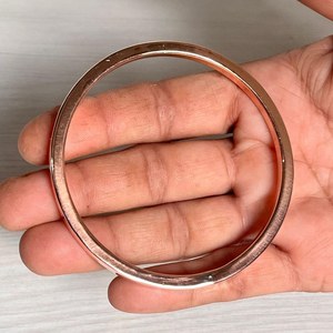 Belladec Elegant Pure Copper Minimalist Bangle <b>Bracelet</b> Handmade Classic <b>Healing</b> Jewelry Vintage Style Daily Wear Fashion - Product Image 1