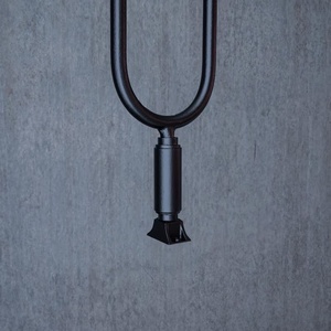 Barandilla de escalera de hierro forjado para montaje en pared; diseño simple, resistente al óxido y fácil de instalar, adecuada para cualquier estilo de diseño. - Product Image 5